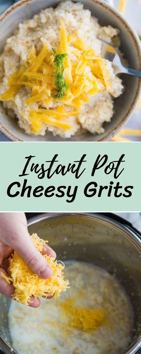 Instant Pot Cheesy Grits, Instant Pot Cheese, Cheesy Grits Recipe, Cheese Grits Recipe, Ip Recipes, Cheesy Grits, Grits Recipe, Cheese Grits, Lentil Soup Recipes