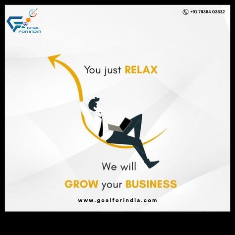 Give all your online marketing tensions and worries to us and just relax, we at #GoalForIndia will grow your business with our services, feel free to reach out to us at 7838403332. #DM #DigitalMarketing #DigitalMarketingServices #DigitalMarketingAgency #BestDigitalMarketingAgency #SMM #SocialMediaMarketingServices #SocialMediaMarketing #SocialMediaManagement #FacebookMarketing #TwitterMarketing #LinkedInMarketing #GoogleMarketing #InstagramMarketing #FacebookAds #TwitterAds #LinkedInAds #Google Digital Advertising Design, Digital Marketing Quotes, Ads Creative Advertising Ideas, Marketing Poster, Social Media Advertising Design, Digital Marketing Design, Creative Advertising Design, Marketing Logo, Best Digital Marketing Company