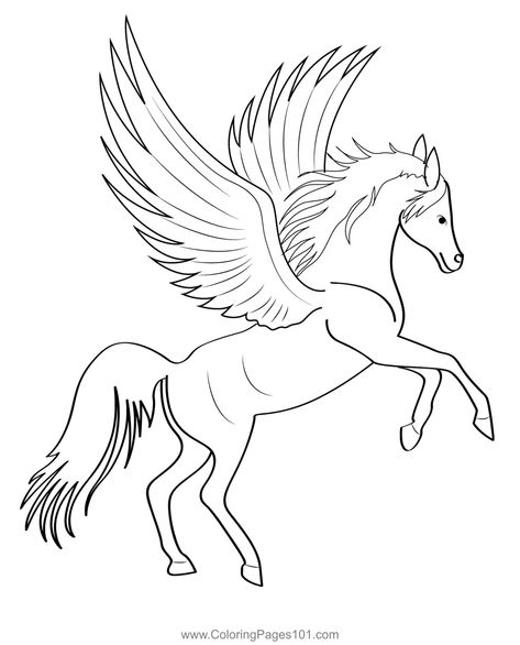 Pegasus 9 Coloring Page Pegasus Coloring Pages, Pegasus Drawing, Mythical Creatures Drawings, Pegasus Art, Book Art Drawings, Free Kids, Printable Coloring Pages, Printable Coloring, Mythical Creatures