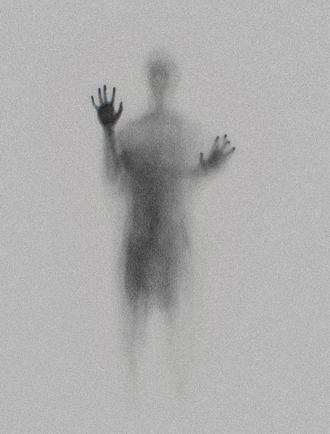 White Noise Tattoo, Shadow Person Tattoo, Shadow Practice Drawing, Scary White Aesthetic, Medium Aesthetic Ghost, Shadow Person Drawing, Blurry Drawing, Shadow Play Photography, Ap Painting