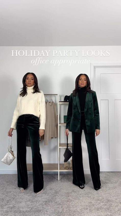 Friendmas Party Outfits, Nye Work Outfit, Business Casual Work Party Outfit, Holiday Office Outfits, Festive Work Outfits Christmas, Holiday Office Party Outfit Casual, Xmas Office Party Outfit, Business Casual Holiday Outfit, Winter Office Party Outfits