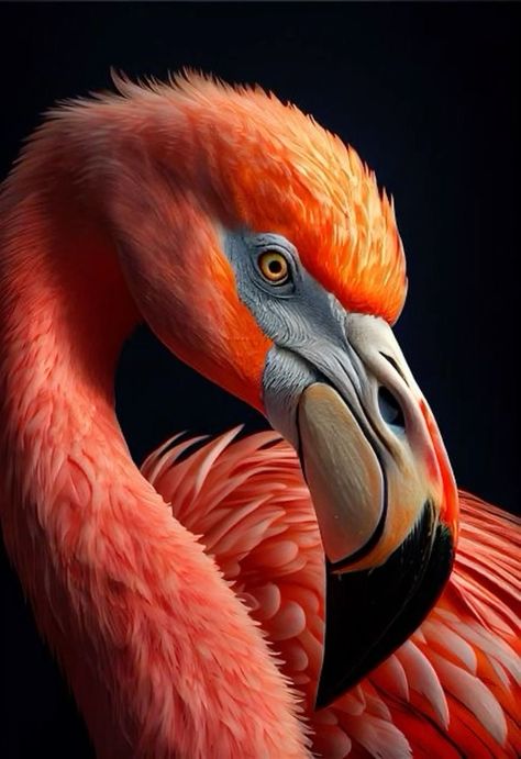 Wild Birds Photography, Flamingo Pictures, Animal Photography Wildlife, Flamingo Painting, Flamingo Bird, Flamingo Art, Free Illustration, Animal Faces, Colorful Birds