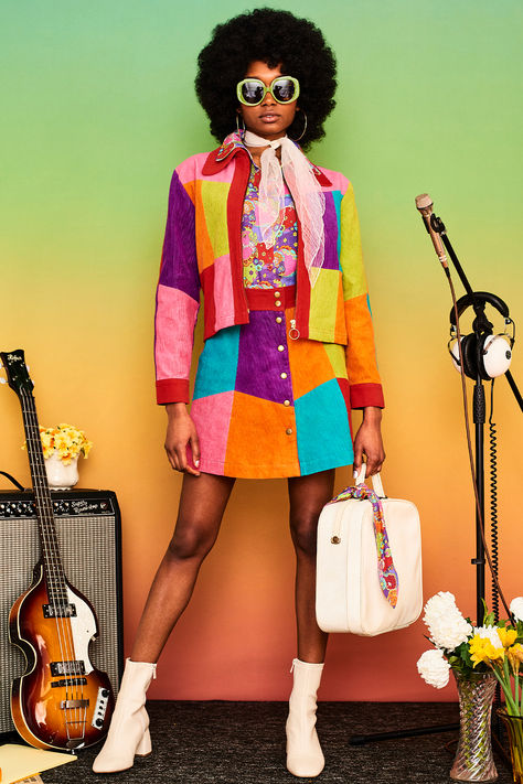 Take a trip with our new collection Across The Universe. Bathed in the nostalgia of 1967, this collection is a true treasure trove of vintage inspired gems🌼 70s Disco Fashion, The Hippie Shake, 70s Fashion Disco, All Together Now, Disco Fashion, Simply Dress, 70s Outfits, 70s Disco, Patchwork Skirt