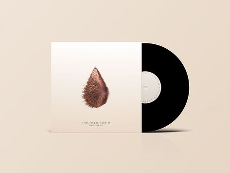 Free Vinyl Record Mockup PSD by Wassim Record Mockup, Vinyl Record Sleeves, Psd Designs, Record Sleeves, Mockup Free Download, Mockup Free Psd, Free Mockup, Mockup Psd, Free Psd