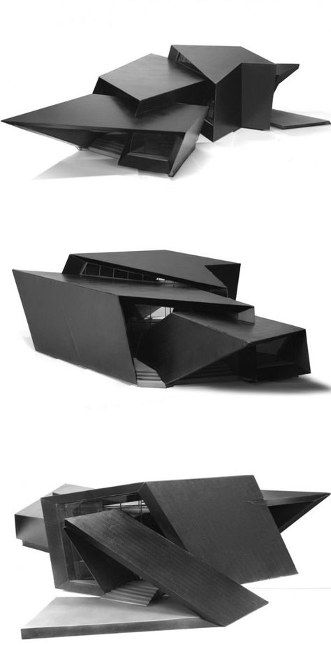 Desdoble!!! Daniel Libeskind Architecture, Folding Architecture, Origami Architecture, Deconstructivism, Daniel Libeskind, Pavilion Architecture, Architectural Models, Architecture Model Making, Architecture Design Concept