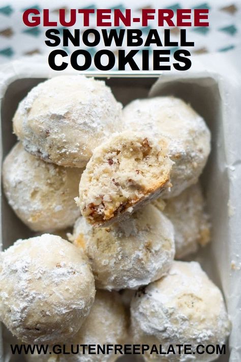 Sweets Healthy, Snowball Christmas Cookies, Desserts Nutella, Pecan Snowball Cookies, Snowball Cookie Recipe, Smores Dessert, Mexican Wedding Cookies, Wedding Cookie, Low Carb Cake