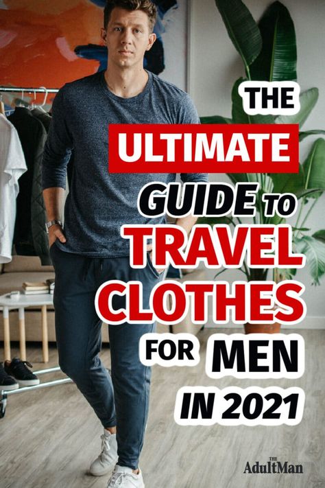 Ticket, passport, headphones. What else? That's right: a few incredible outfits to out-style everyone on the plane. These are the best travel clothes for men. Mens Fall Travel Outfits, Travel Outfit For Men Casual, Traveling Outfits Men, Road Trip Outfit Men, Winter Travel Outfit Men, Italy Vacation Outfits Men, Long Flight Outfit Men, Travel Outfit Plane Men, Travel Men Outfit