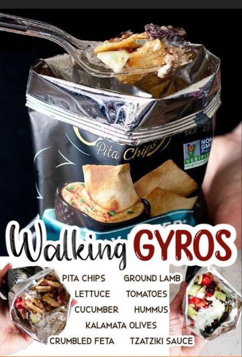 Walking Gyros, Crowd Appetizers, Bar List, Walking Tacos, Verde Recipe, Greek Flavors, Campfire Food, Feed A Crowd, Avocado Salsa