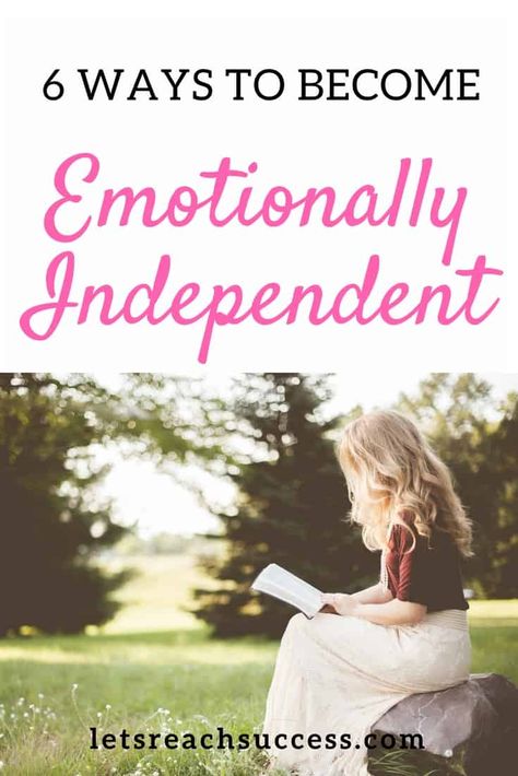 Emotionally Independent, Emotional Independence, Independent Quotes, Relationship I Want, How To Become Happy, Invest In Your Health, Happiness Challenge, Ways To Stay Healthy, Emotional Freedom