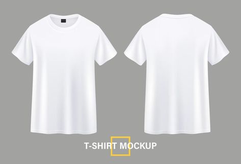 Plain White Tshirt Front And Back, White Tshirt Mockup Front And Back, Plain White Shirt Front And Back, Tshirt Front And Back Mockup, Tshirt Mockup Free, Plane White, White T Shirt Mockup, Mockup Camisa, Mock Up T Shirt