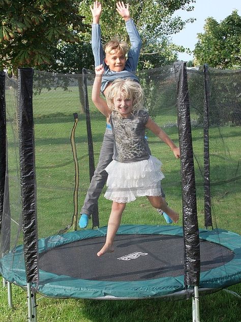 Can my homeowners insurance company cancel my policy for having a trampoline? Yard With Trampoline, Trampoline In Backyard, Backyard Playground Ideas, Playground Backyard Diy, Backyard Dyi, Backyard Sandbox, Trampoline Games, Kids Backyard Playground, Backyard Activities