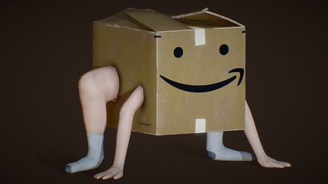 Amazon X Short Guy, Wallpaper Box, Short Guy, Amazon Boxes, Amazon Box, Anime