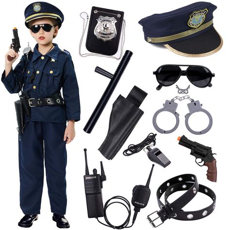 Cop Halloween Costume, Cop Outfit, Police Toys, Police Officer Costume, Police Outfit, Kids Police, Police Costume, Police Shirts, Kids Costumes Boys