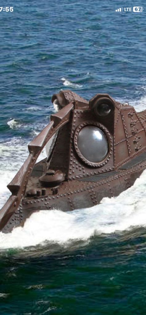 Nautilus Submarine, Steampunk Vehicle, Deep Sea Diving, Leagues Under The Sea, Sci Fi Tv, Classic Sci Fi, Sci Fi Models, Spaceship Art, Jules Verne