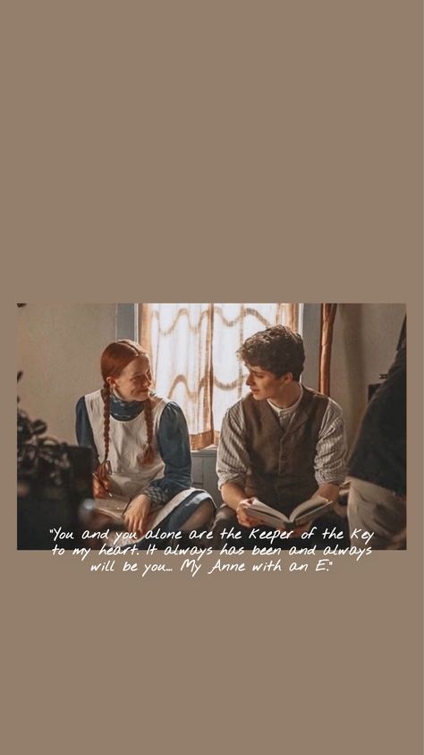 I made this myself! plus this is one of my fav quotes for anne and gilbert 🥺 #annewithane #anneofgreengables #anneshirley #gilbertblythe #awae Anne And Gilbert Quotes, Anne With An E Quotes Wallpaper, Gilbert Blythe Quotes, Anne And Gilbert Aesthetic, Anne And Gilbert Wallpaper, Anne Shirley Quotes, Anne With An E Quotes, Anne Quotes, Anne With An E Wallpaper