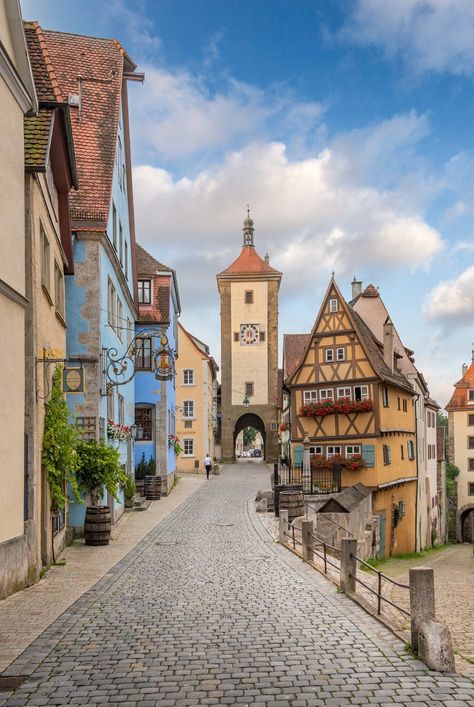 8 Storybook European Towns Where It’s Easy to Buy Real Estate European Town, Buy Real Estate, European Village, Rothenburg Ob Der Tauber, Color Design Inspiration, Bathroom Tile Designs, Room Paint Colors, Paint Colors For Living Room, Garden Shop