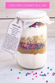 Cookies In Jar Packaging, Dessert In A Jar Gift, Halloween In A Jar, Cookie Ingredients In A Jar, Mason Jar Mixes Gifts, Cookie In A Jar Recipe Gift, Cookie Jar Recipe, Mason Jar Cookie Mix Recipe, Cookies In A Jar Gift