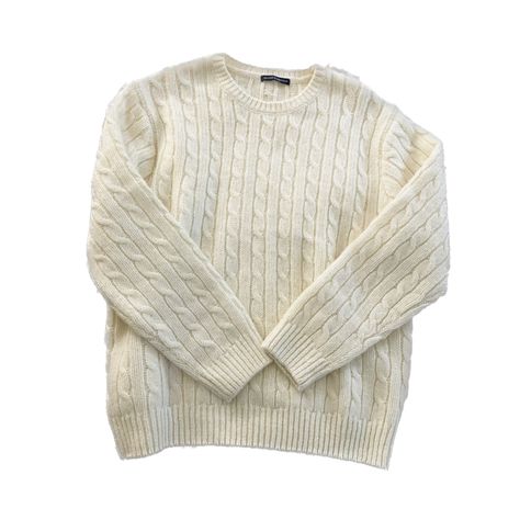 Sweater Png Aesthetic, Tlou Wardrobe, Sweater White Background, Cozy White Zara Sweater, Affordable White H&m Sweater, H&m Sweater White, Masc Clothing, Sweater Png, Sixth Form Outfits