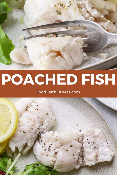 Experience the ease and flavor of our Perfect Poached Fish! This recipe takes the guesswork out of cooking fish, delivering moist, flavorful results with minimal effort. Whether you're a seafood aficionado or a novice in the kitchen, you'll appreciate the simplicity and taste of this dish. Poaching Fish Recipes, Poached Fish Recipes Healthy, Poached Halibut Recipes, Poached Cod Recipes, Poach Fish, Poached Fish Recipes, Poached Fish, Halibut Recipes, Cooking Fish