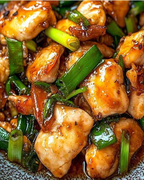 The Cuisine Mile Scallion Chicken, Stir Fry Recipes Chicken, Dinner Today, Easy Stir Fry, Chinese Cooking Recipes, Asian Inspired Recipes, Savory Sauce, Chicken Stir Fry, Tender Chicken