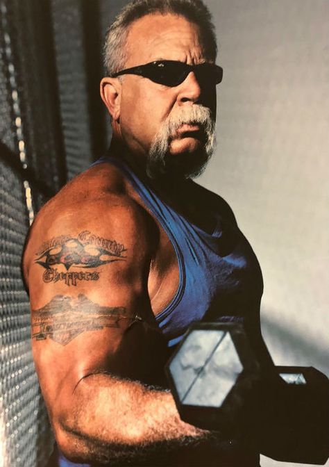 Paul Teutul Sr's tattoo #PaulTeutulSr. Paul Teutul Sr, Michael Rodriguez, My Name Is Earl, American Chopper, Merchant Marine, The Late Late Show, Black Flag, Marriage Relationship, Childrens Hospital