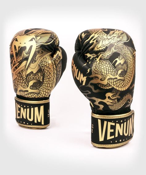 Gold Boxing Gloves, Boxing Clothes, Mma Gear, Bjj Belts, Gold Gloves, Asian Dragon, Mma Equipment, Mma Gloves, Gloves Design