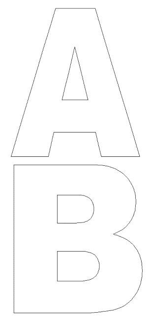 AB template Alphabet Banner Free Printable Letter Templates, Big Alphabet Letters Free Printable, Large Alphabet Letters Free Printable, Large Printable Letters Free Templates, Free Printable Alphabet Letters Templates, Alphabet Letters To Print Free Printable, Block Letters Font Alphabet, Print Letters Alphabet, Abc Banner