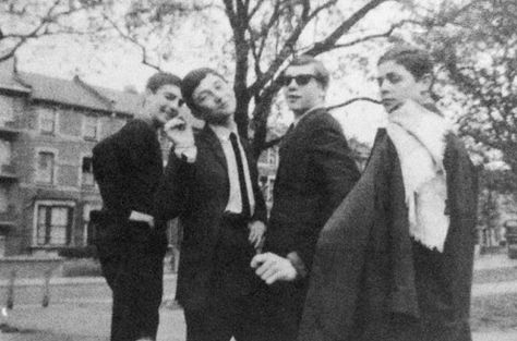 Some of the first mods in 1963.Mark Feld later Marc Bolan on the right. Stamford Hill, Electric Warrior, Marc Bolan, First Crush, Classic Rock, Domain Names, T Rex, Che Guevara, Musician