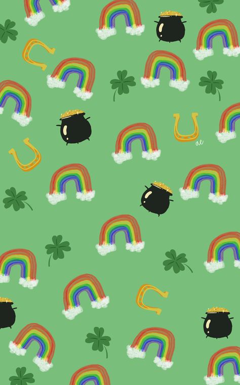 St Patricks Wallpaper, Sant Patrick, St Patricks Day Wallpaper, Holiday Iphone Wallpaper, Day Wallpaper, Saint Patties, Cute Iphone, Iphone Wallpaper Pattern, Spring Wallpaper