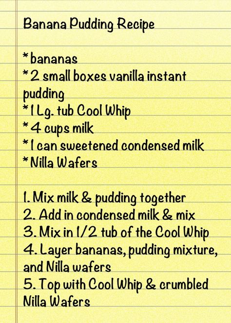 Best banana pudding ever!!! I use 1-8 oz cream cheese instead of condense  milk. I add a cup of cool whip to pudding mixture. This is a great recipe. Best Banana Pudding Ever, Banana Pudding Recipe, Best Banana Pudding, Bisquick Recipes, Baking Substitutes, Pudding Desserts, Baking Mix, Pudding Recipe, Banana Recipes