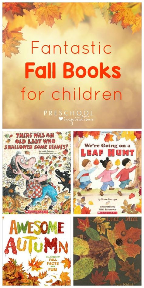 Check out these fantastic fall books for preschoolers that will definitely be a hit. They're perfect for the preschool classroom or reading at home. Fall Books Preschool, Fall Facts, Books For Preschoolers, Fall Books, Homeschooling Resources, Fall Reading, Autumn Activities For Kids, Fall Preschool, Books For Children