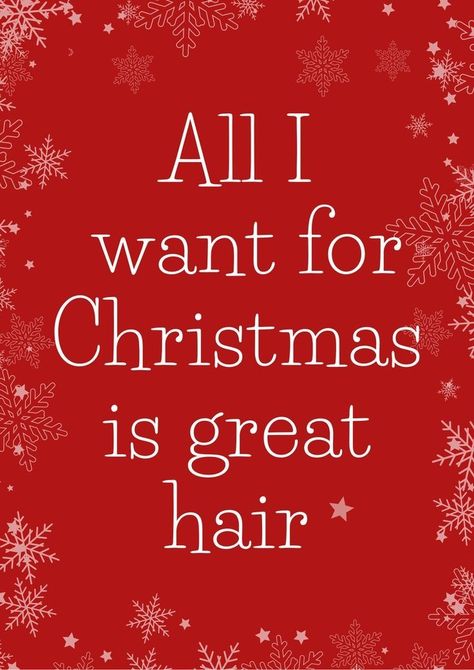 Salon Christmas Party Ideas, Christmas Hair Appointment, Christmas Salon Quotes, I Have Openings Salon Quotes, Hairdresser Christmas Quotes, Salon Holiday Promotions, Holiday Salon Promotions, Hair Salon Christmas Decor, Holiday Hair Appointment