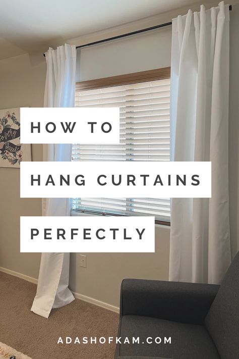 Hanging Curtains Ideas, Different Ways To Hang Curtains, Creative Ways To Hang Curtains, Hang Curtains High, Wide Window Curtains, Luxury Curtains Living Room, How To Hang Curtains, High Curtains, Color Of The Year 2024