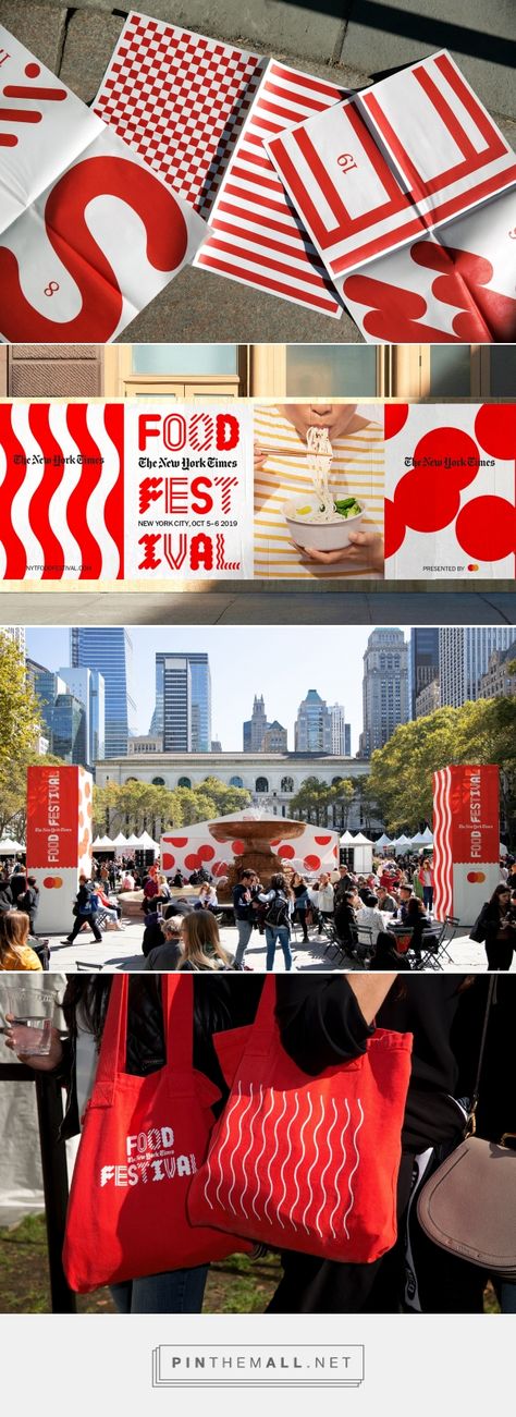 The New York Times Food Festival appeals to the city’s foodies, thanks to Base Design — The Brand Identity... - a grouped images picture - Pin Them All Street Food Branding Design, Design Festival Branding, Festival Branding Design Visual Identity, Food Event Design, Event Brand Identity, City Identity Design, Event Branding Design Visual Identity, Festival Identity Design, Food Festival Logo