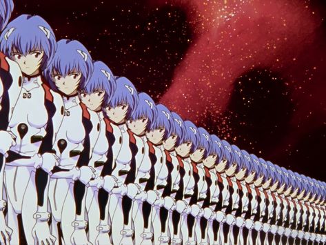 “Neon Genesis Evangelion,” Episodes 13–16: There’s Something Wrong with Rei Ayanami on Notebook | MUBI Evangelion Art, Neon Evangelion, Rei Ayanami, Genesis Evangelion, Neon Genesis, Neon Genesis Evangelion, Banners, Neon, Wallpapers