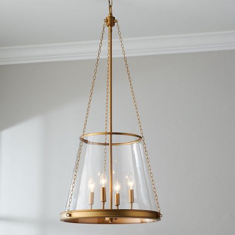 Hinkley Cartwright Pendant, Modern Lantern Chandelier, Large Kitchen Island Lights, Above Island Pendant Lighting, Large Glass Pendants Over Island, Seeded Glass Chandelier, Stairway Chandelier Entryway, Modern Cottage Lighting, Small Kitchen Chandelier