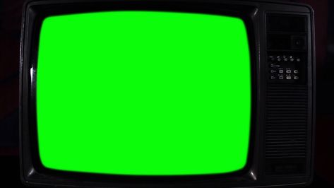 Vintage TV Green Screen. Night Tone. Zoom In. Stock Footage #AD ,#Green#Screen#Vintage#TV Old Tv Green Screen, Tv Green Screen, Retro Television, Polaroid Picture Frame, Polaroid Template, Green Pictures, Television Set, Graphic Design Business, Screen Icon