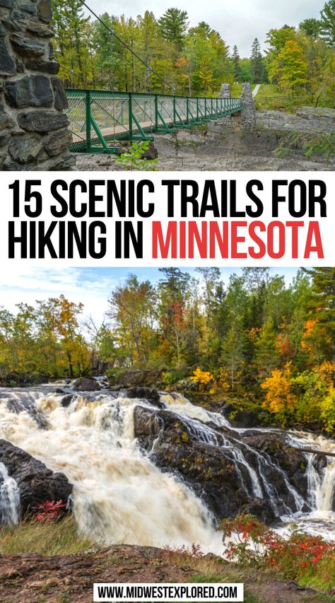 15 Scenic Trails for Hiking in Minnesota Minnesota Hiking Trails, Things To Do In Minnesota, Minnesota State Parks, Minnesota Hiking, Travel Minnesota, Superior Hiking Trail, Mn State Parks, North Shore Minnesota, Minnesota Winter