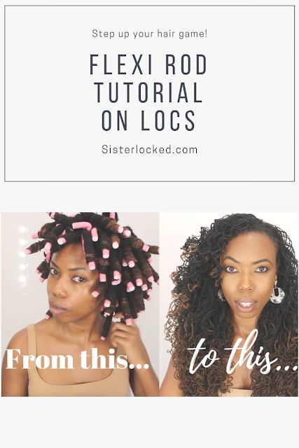 Flexi Rods On Micro Locs, How To Curl Sisterlocks, Flexi Rods On Locs, Sisterloc Styles, Sister Locks Hairstyles, Holiday Hair Inspiration, Locks Hairstyles, Loc Maintenance, Sisterlocks Journey