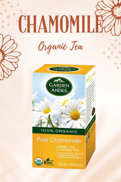 Perfume Styling, Tea Packaging Design, Relaxing Tea, Chamomile Tea, Tea Packaging, Caffeine Free, Hot Tea, Tea Bags, Herbal Tea