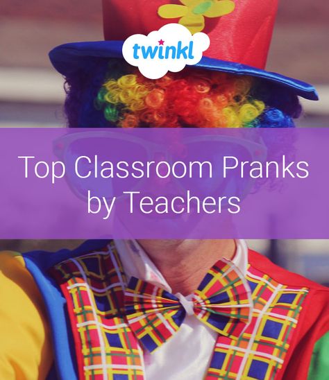 Find out how some of our Aussie teachers have fun in the classroom with their students- by pulling pranks on them! Classroom Pranks Teachers, Prank Ideas For Friends At School, Teacher On Teacher Pranks, Principal Pranks, Teacher Pranks On Teachers, Classroom Pranks, Teacher Pranks, Pranks For Teachers, Prank Ideas For Friends