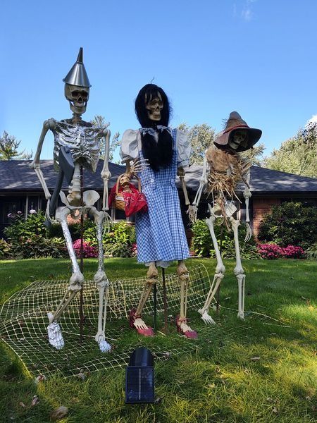 Ultra Posable Halloween Skeletons - Wild ones!! | Facebook Farmer Skeleton, Posable Skeleton, Halloween Outside, Spooky Skeleton, Halloween Skeletons, Wild Ones, Show Us, Guys And Girls, Wild West