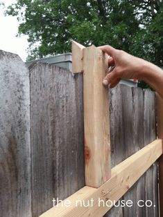 Save money & time with tips and tricks for building fence using support post spikes. Yes, no post holes & no concrete! Nut House, Old Fences, Building A Fence, Diy Fence, Tables Diy, Anna White, Fence Ideas, Backyard Fences, Wooden Fence