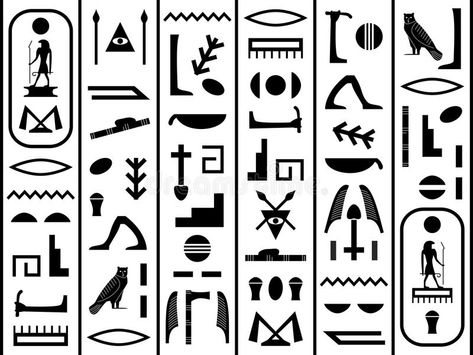 Black and White Hieroglyphics. Background, Ancient Egypt style. Eps file availab , #AFF, #Hieroglyphics, #Background, #Black, #White, #Ancient #ad Egyptian Design Pattern, Egyptian Alphabet, Ancient Egypt Architecture, Ancient Egypt Hieroglyphics, Egyptian Eye Tattoos, Egypt Style, Egypt Hieroglyphics, Egypt Design, Ancient Alphabets