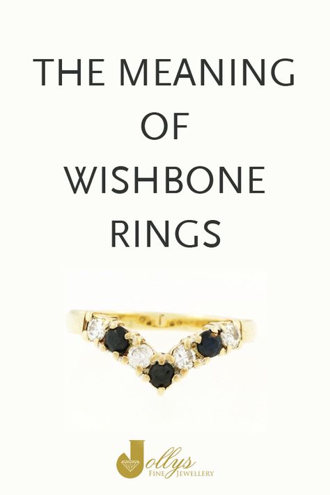 Find out the wonderful meaning of the #wishbone ring! Gold Wishbone Ring, Wishbone Engagement Ring, Wishbone Wedding Ring, Wishbone Meaning, Wishbone Ring Stack, Wish Bone Ring, Wishbone Rings, Rings With Meaning, Bone Ring