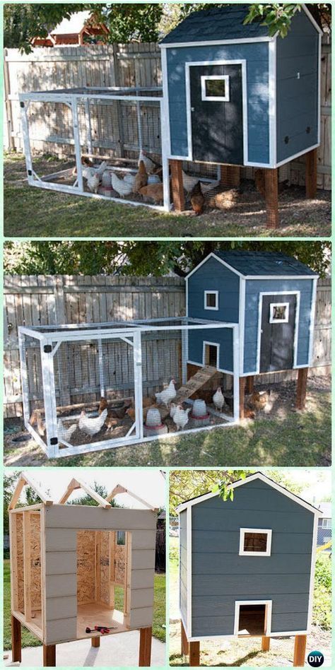 Backyard Chicken Coop Diy, Wood Chicken, Cheap Chicken Coops, Chicken Coop Pallets, Farm Chickens, Small Chicken Coops, Walk In Chicken Coop, Easy Chicken Coop, Portable Chicken Coop