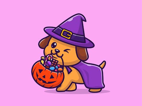 Different Halloween Costumes, Cute Wizard, English Mastiff Dog, Puggle Dogs, Halloween Safety, Cockapoo Dog, Halloween Cartoon, Mastiff Dogs, Cute Kawaii Animals