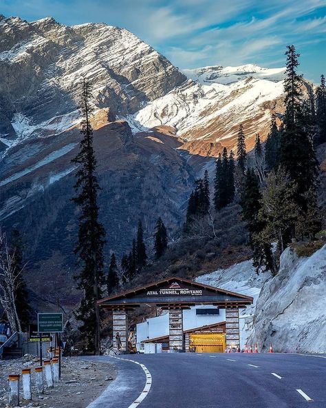 Himachali People 🇮🇳 on Instagram: “Engineering marvel and a big feat for the Nation: ATAL TUNNEL 📸 @travellingindian . . . . Clean Himachal💙 Green Himachal💚 . . . Share…” Atal Tunnel, Himalayas Mountain, Kullu Manali, Leh Ladakh, Dance Images, Mountain Photography, Asia Destinations, Dream Travel Destinations, Leh