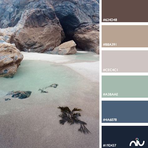 Sand Color Palette Dark Coastal Color Palette, Seascape Color Palette, Blue Green Sand Color Palette, Color Palette Nautical, Color Plattes, Sand Color Palette, Mediterranean Color Palette, Ocean Color Palette, Beach Color Palettes