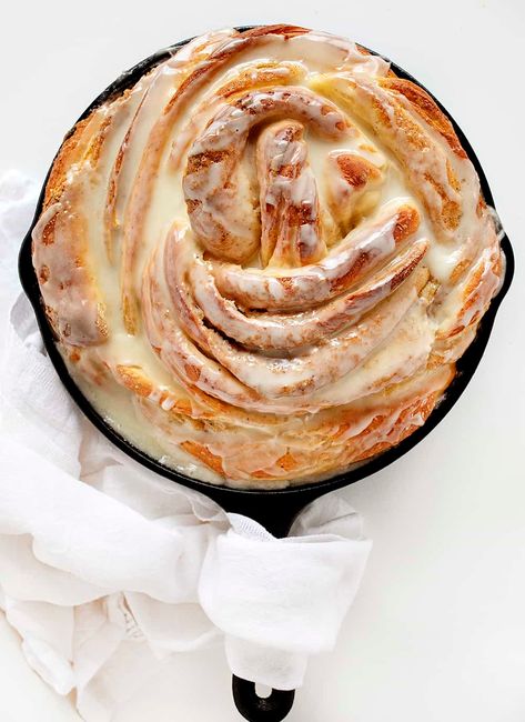 This Orange Cardamom Breakfast Twist is a recipe I will be making again and again. It is a bit shocking how such simple ingredients come together to create such a flavor-filled and delicious treat! breakfast, bread twist, homemade, baking, orange bread, iambaker, recipes, orange glaze, twist bread Bread Twists, Orange Cardamom, Blueberry Breakfast Cake, Sweet Breakfast Treats, I Am Baker, Sweet Dough, Breakfast Breads, Breakfast Brunch Recipes, Cast Iron Skillet